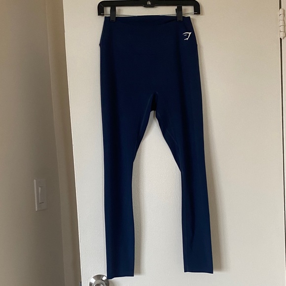 Gymshark Navy Blue Training Leggings in Womens Size Medium | Dark Blue - Picture 3 of 6